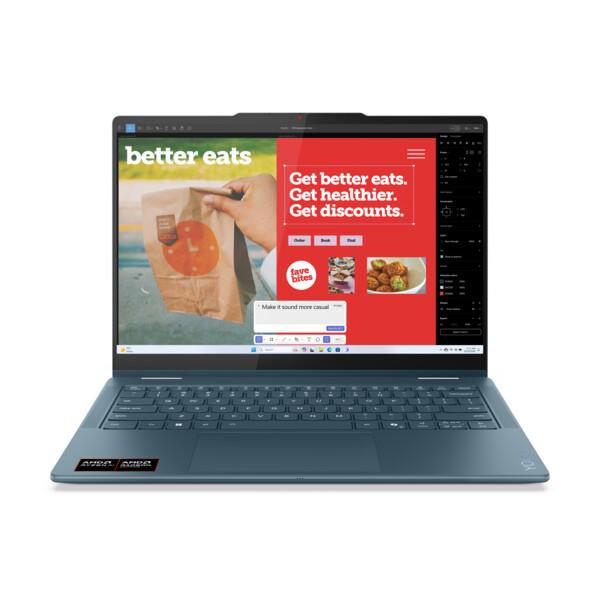 [Лаптоп Yoga 7 2-in-1 Gen 10, Tidal Teal] | LenovoOnline.bg