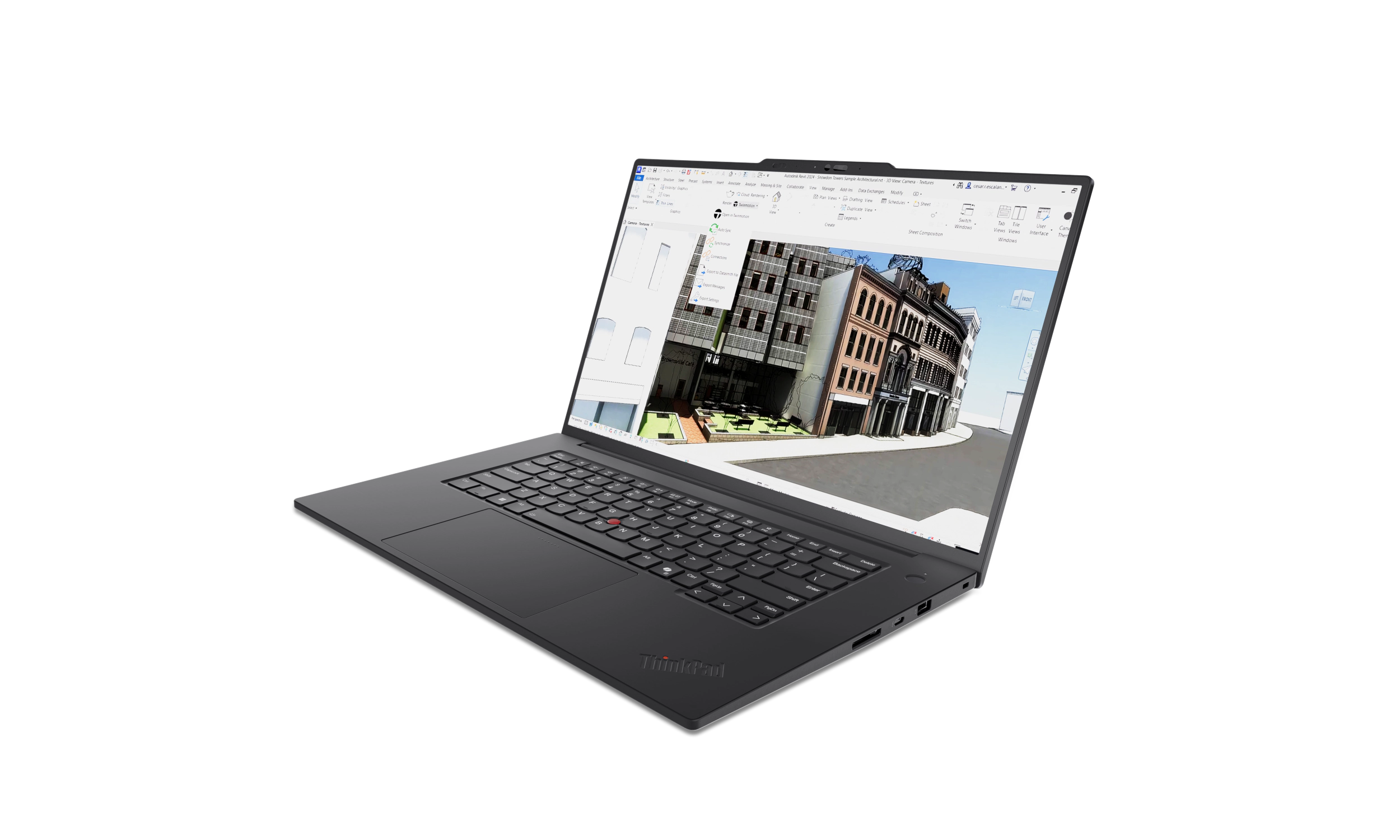 ThinkPad P1 Gen 8 Hero front facing left